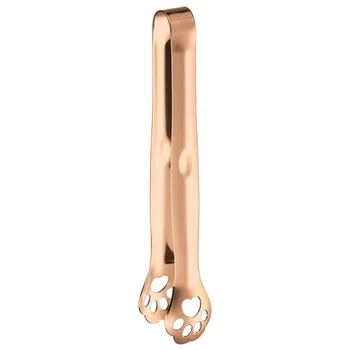 Cat Claw Shape Sugar Tong Stainless Steel Ice Tongs Small Kitchen Tongs for Teas Parties Coffee Bars Kitchen Durable серебряный