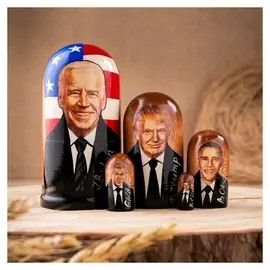 Матрешка "Байден презеденты", 5 кукольная, 10 см
