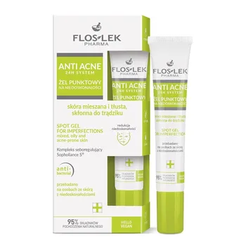 FLOSLEK ANTI ACNE Гель-пятно от несовершенств для комбинированной, жирной и склонной к акне кожи 20 мл