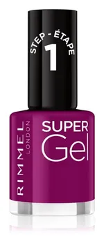 Покрытие ногтей гель-лаком без использования УФ/LED лампы Rimmel Super Gel, оттенок 025 Urban Purple 12 мл