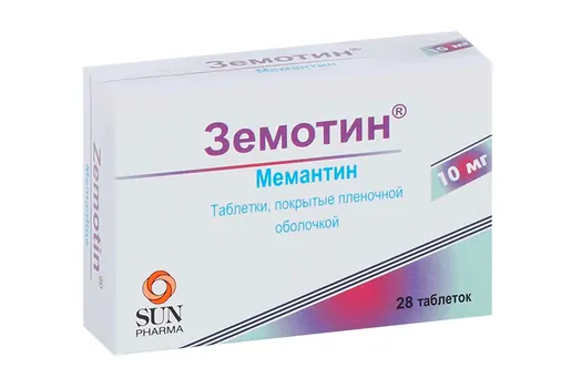 Земотин 10 мг, 28 шт, таблетки покрытые пленочной оболочкой