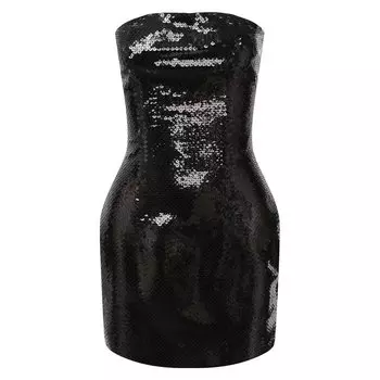 Платье с пайетками Balmain