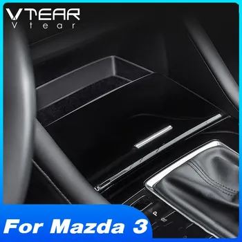 Аксессуары для Mazda 3 Bp 2022-2019 центральная консоль панель для стакана воды буферная крышка детали для модификации интерьера украшение автомобиля