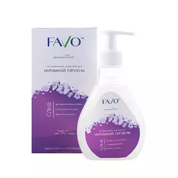 FAVO Средство для интимной гигиены экстрамягкое SENSITIVE 250.0