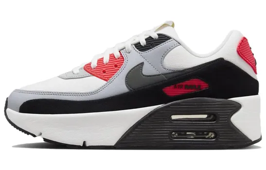 Женские кроссовки Nike Air Max 90 Lifestyle, Черный/Белый/Красный