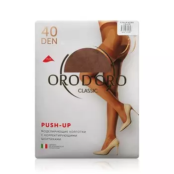 Женские колготки Orodoro Push-Up 40den Glace 3 размер