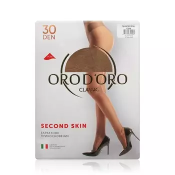 Женские колготки Orodoro Second Skin 30den Glace 4 размер
