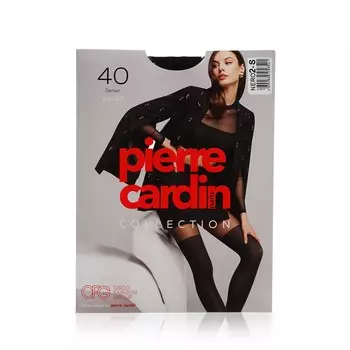 Женские колготки с рисунком Pierre Cardin Appat 40den Nero 2 размер