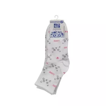 Женские носки Good Socks C1296 " Котики " Белый р.23-25 3 пары