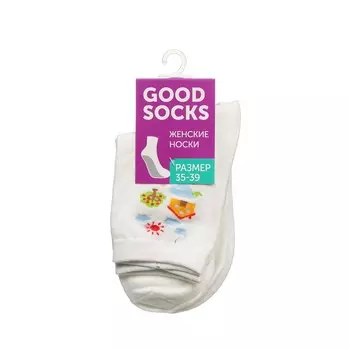 Женские носки Good Socks Дача Белый р.35-39