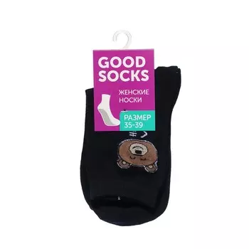 Женские носки Good Socks " Медведь " Синий р.35-39
