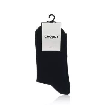 Женские однотонные носки Chobot 5221-003 , Черный , р.25