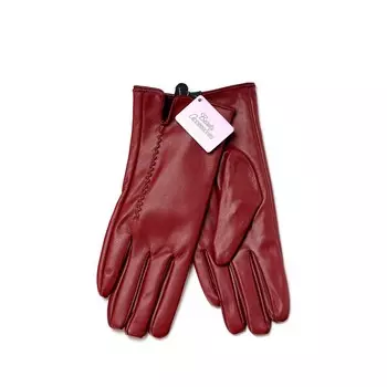 Женские перчатки Atto , бордовые , M