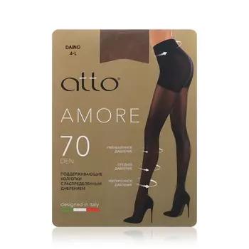 Женские поддерживающие колготки Atto Amore 70den Daino 4 размер