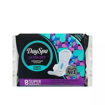 Женские прокладки Day Spa Ultra Dry Super 8шт
