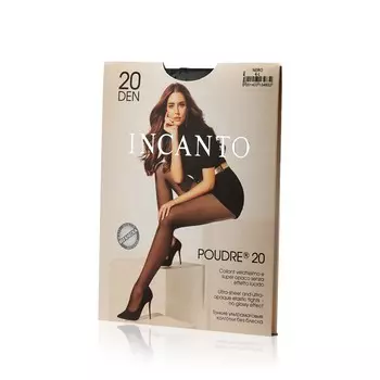 Женские колготки INCANTO Poudre 20den Nero 4 размер