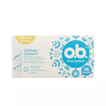 Женские тампоны o.b. ProComfort Ultimate Comfort Normal 16шт