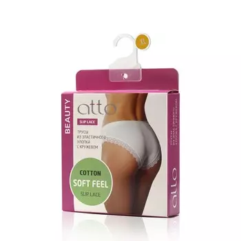Женские трусы Atto Beauty Slip Lace , Белый , XL