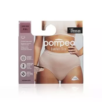 Женские трусы Pompea Slip Comfort Size Basik skin XXL