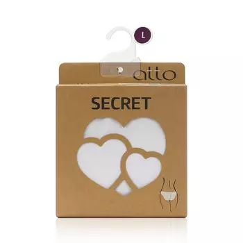 Женские трусы - слипы Atto Secret , Белый , L