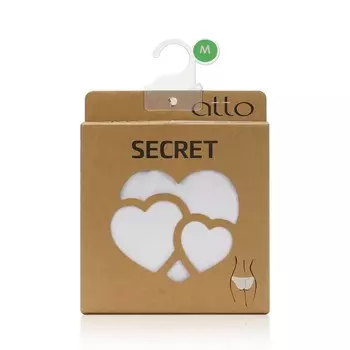 Женские трусы - слипы Atto Secret , Белый , M
