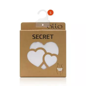 Женские трусы - слипы Atto Secret , Белый , S