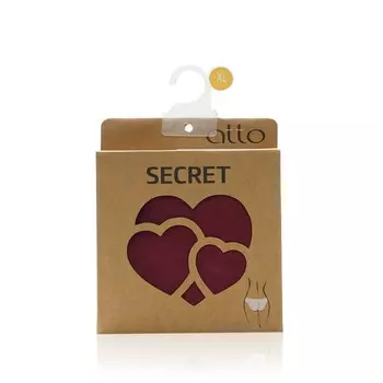 Женские трусы - слипы Atto Secret , Винный , XL