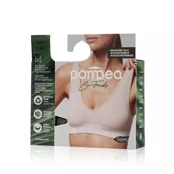 Женский бюстгалтер Pompea Vela Eco Friendly , Nero , L/XL