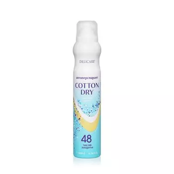 Женский дезодорант - антиперспирант Delicare Cotton Dry 200мл