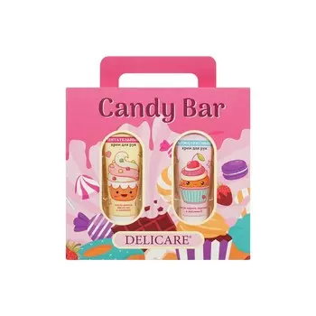 Женский подарочный набор Delicare Candy Bar ( питательный крем для рук 75мл + комплексный крем для рук 75мл )