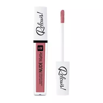 Жидкая матовая помада для губ Relouis Nude Matte 20 , 4,5г