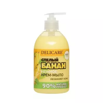 Жидкое крем - мыло Delicare Body fresh " Банан " 500мл