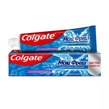 Зубная паста Colgate Макс Фреш " взрывная мята " с освежающими кристаллами 100мл