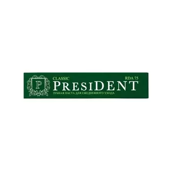 Зубная паста для ежедневного ухода PresiDENT Classic RDA 75 75г
