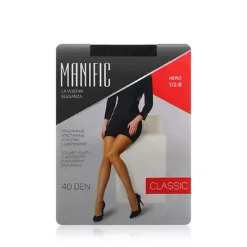Женские колготки Manific Classic 40den Nero 1/2 размер 1 пара