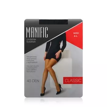 Женские колготки Manific Classic 40den Nero 4 размер 1 пара
