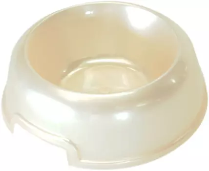 Миска для собак и кошек Homepet бежевый перламутр 0,2 л (1 шт)