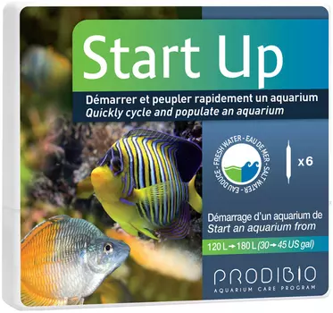 Набор препаратов для подготовки аквариумной воды Prodibio Start Up Standart 10 мл х 6 ампул (1 уп)