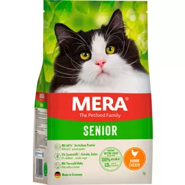 Mera Cats Senior Chicken беззерновой для пожилых кошек с курицей (2 кг)