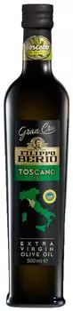 Масло оливковое Filippo Berio Toscano Extra virgin нерафинированное 0.5л