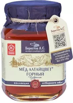 Мед Берестов А.С Алтайцвет горный 500г. Закажите онлайн!