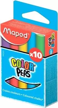 Мелки Maped Color Peps круглые 10 цветов