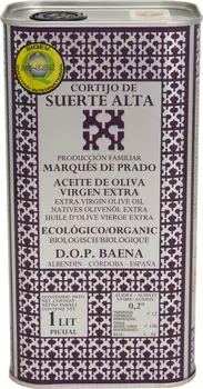 Масло оливковое Suerte Alta Extra Virgin Bio 1л