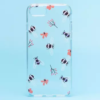 Чехол-накладка SC236 для смартфона Apple iPhone 7/8/SE, силикон, прозрачный (130454)