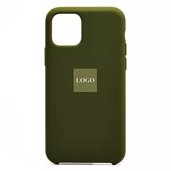 Чехол-накладка ORG для смартфона Apple iPhone 11 Pro, soft-touch, dark green (129033)