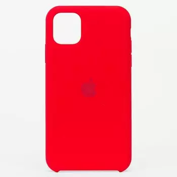 Чехол-накладка ORG для смартфона Apple iPhone 11, soft-touch, красный (111728)