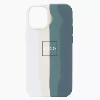 Чехол-накладка ORG для смартфона Apple iPhone 12 Pro Max, green rainbow (129629)
