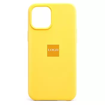 Чехол-накладка ORG для смартфона Apple iPhone 12 Pro Max, soft-touch, yellow (120332)