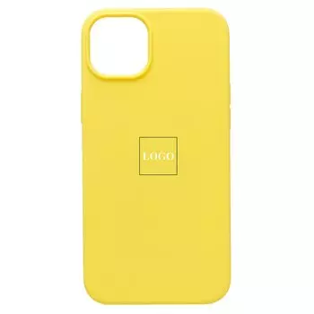 Чехол-накладка ORG для смартфона Apple iPhone 14 Plus, soft-touch, лимонный (212180)