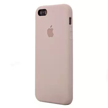 Чехол-накладка ORG для смартфона Apple iPhone 5/5s/SE, soft-touch, бежевый (60962)